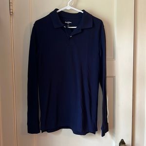 Navy Goodfellow & Co. Navy Longsleeved polo